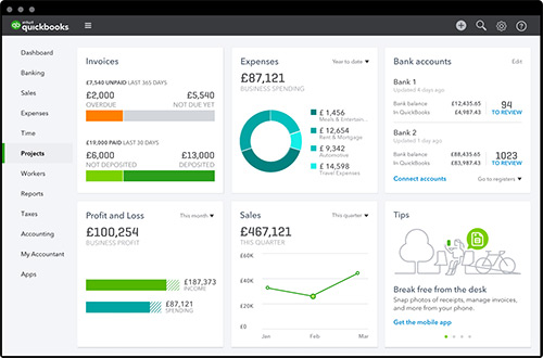 QuickBooks Features