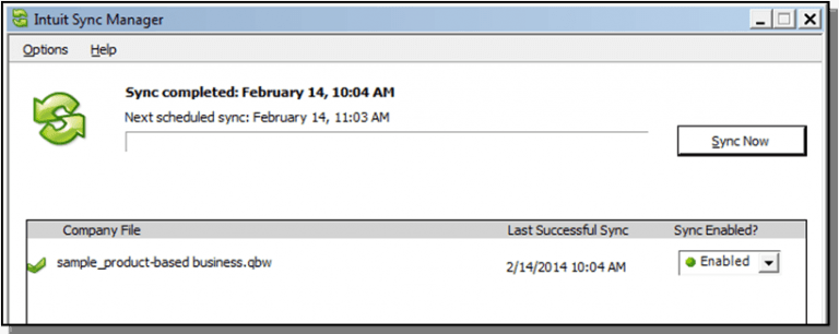 Intuit-Sync-Manager-Screenshot