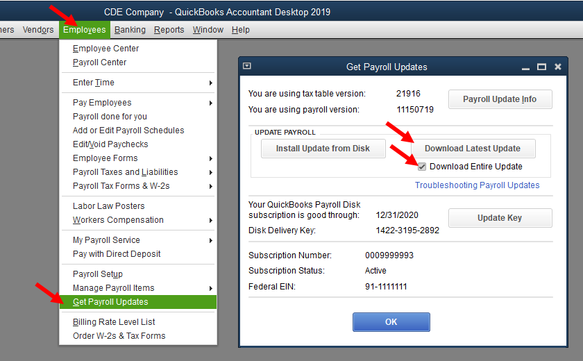 Download and Update the Latest Payroll Tax Table