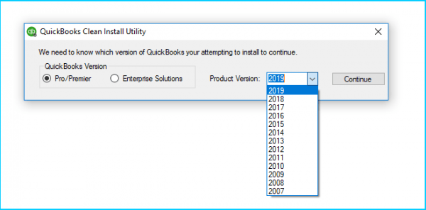 QuickBooks Clean Install Utility