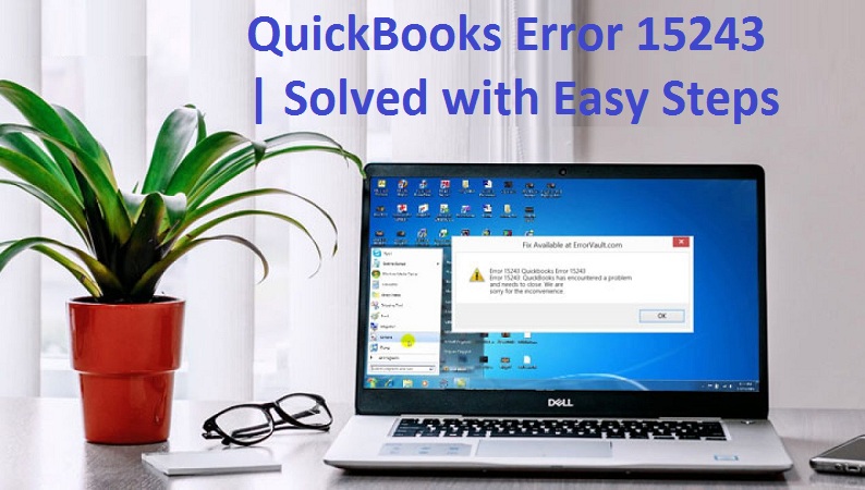 Quickbooks support update error 15243