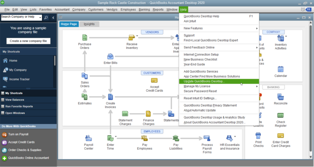 Update QuickBooks Desktop