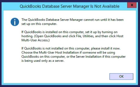 What is QuickBooks Database Server Manager Stopped Working Error