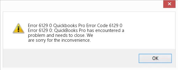 What is QuickBooks Error 6129