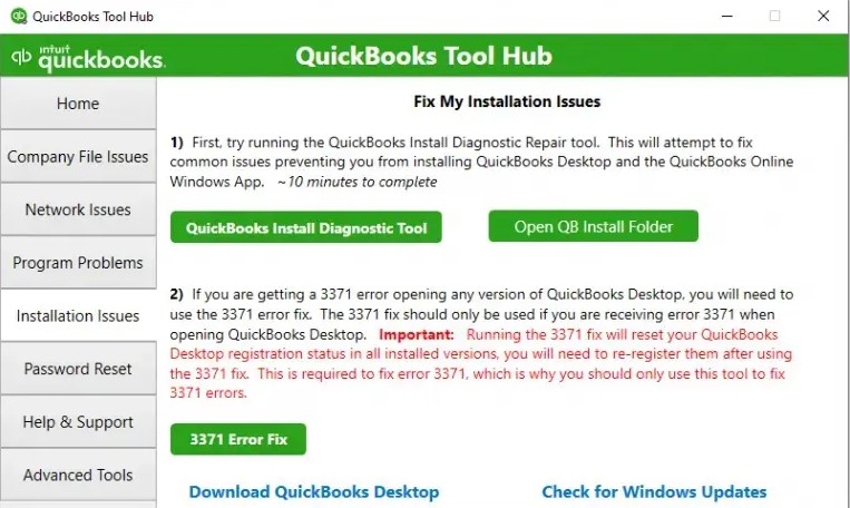 Get the QB tool hub and install it