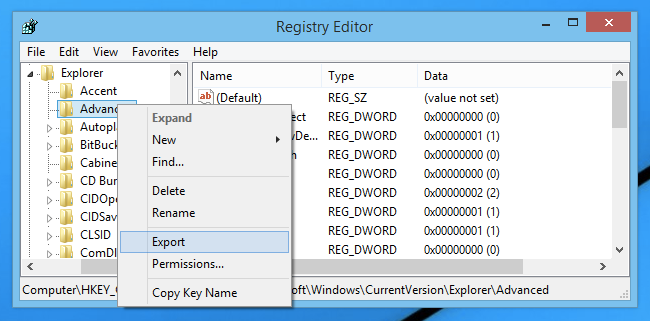 Repair the Registry Entries 
