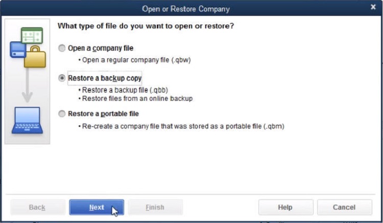 quickbooks portable company file