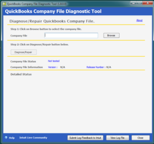 Run QuickBooks Company File Diagnostic Tool