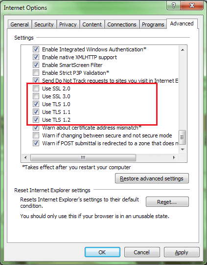 SSL and TLS Setup Configuration