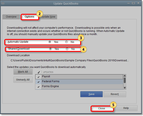 Update-QuickBooks Automatically