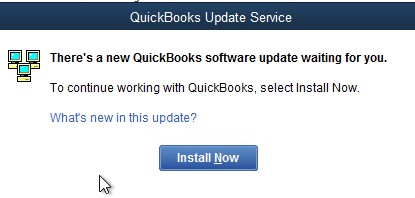 Update the QuickBooks to the latest release