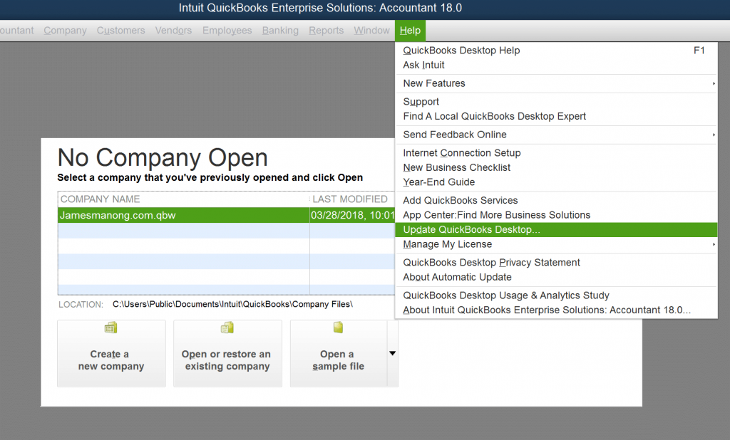 Updates For QuickBooks Pro and Premier Multi-user Mode