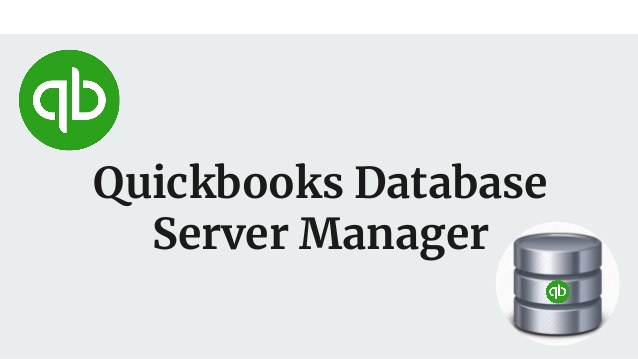 QuickBooks Database Server Manager Text