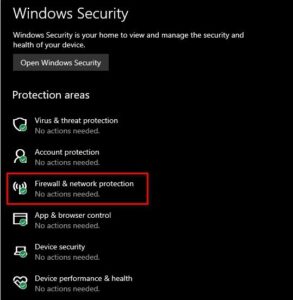 Firewall and Network Protection