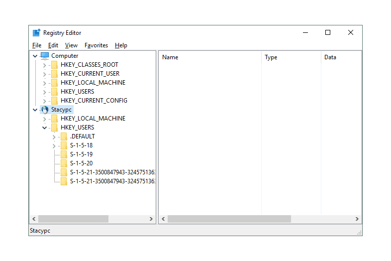 Give Control Access in Windows Registry