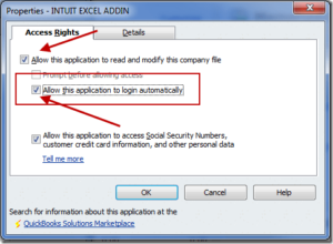 QuickBooks Export to Excel error