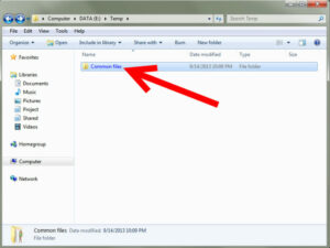 Windows Common File Folder