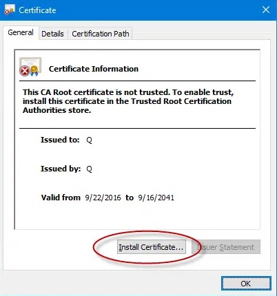 Install “Digital Signature Certificate”