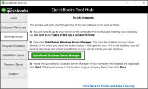 QuickBooks Database Server Manager