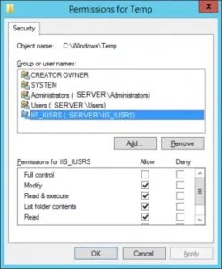 Change-the-permissions-of-the-windows-temp-folder