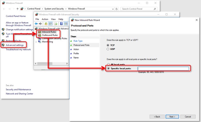 Configure Windows host file