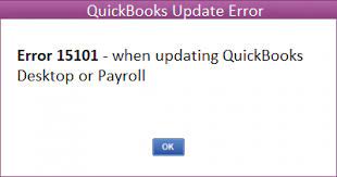 QuickBooks Update Error 15101