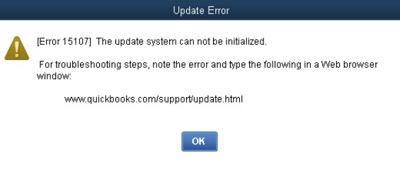 What is QuickBooks Error 15107