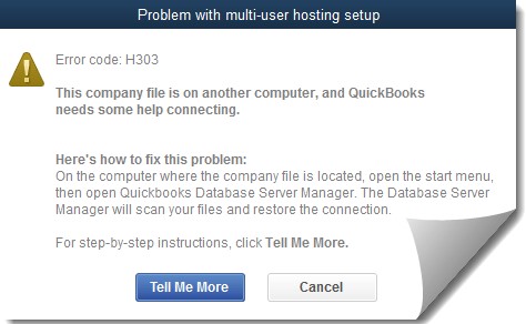 What is QuickBooks Error H303