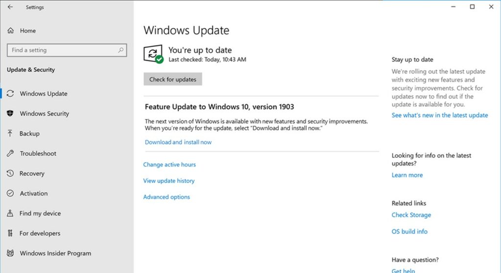 QuickBooks error 1722 : Windows update