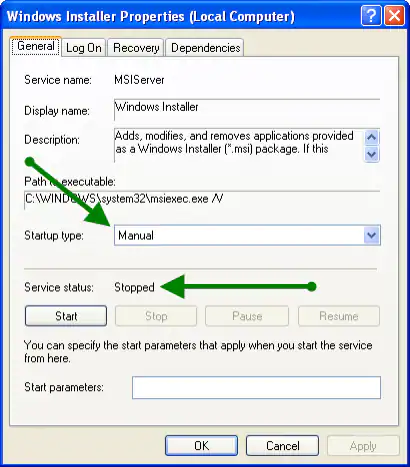 Re-register Windows installer: QuickBooks