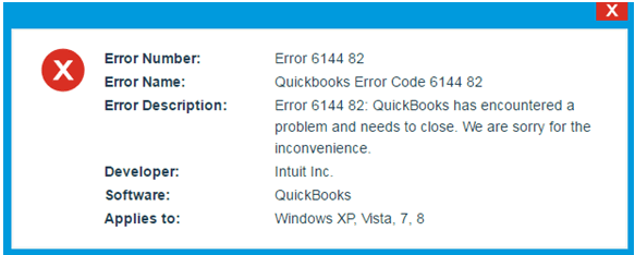 QuickBooks Error 6144 and 301 