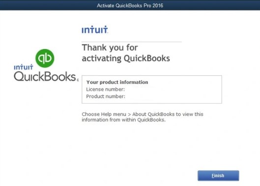 QuickBooks registration