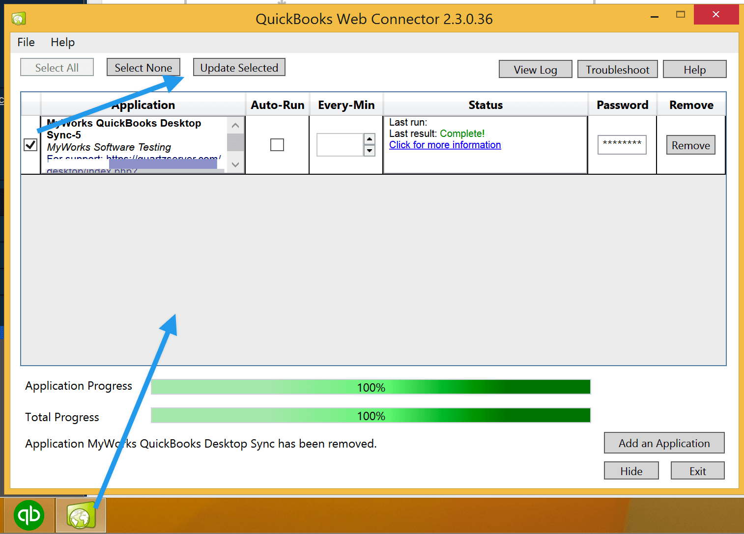 Web connector 2.2.0.36