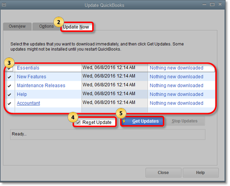 QuickBooks desktop Update