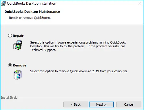 Repair QuickBook Installation and Fix the Damage Window Registries