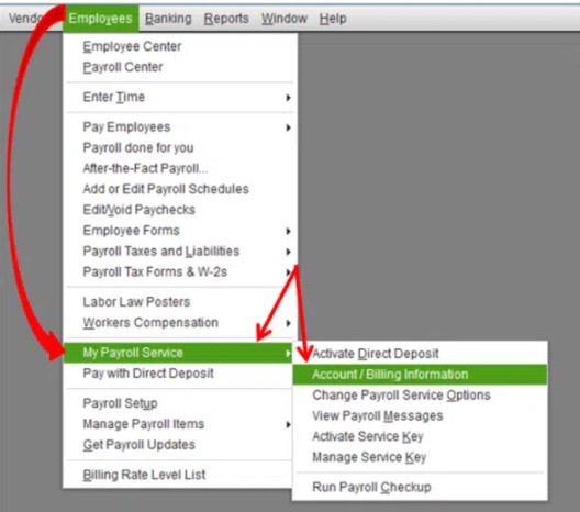 Checking the Status of the Payroll Subscription