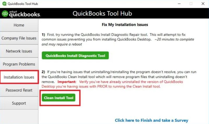 Installing Clean QuickBooks Desktop