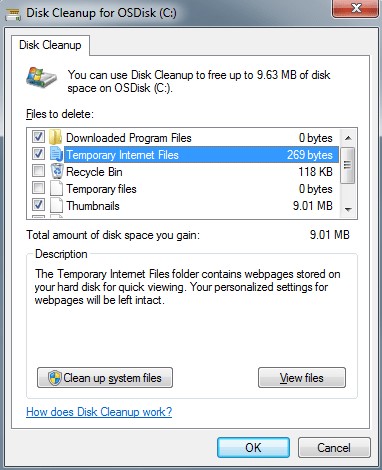 Disk Cleanup