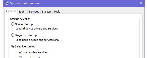 Install QuickBooks in Selective Startup Mode