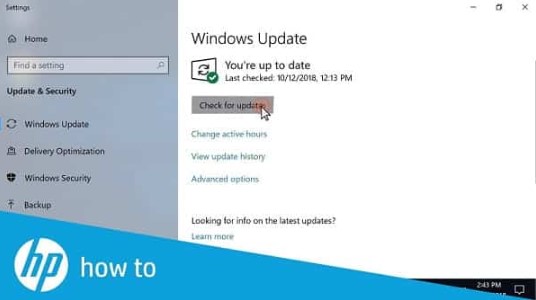 Install the newest Windows Updates