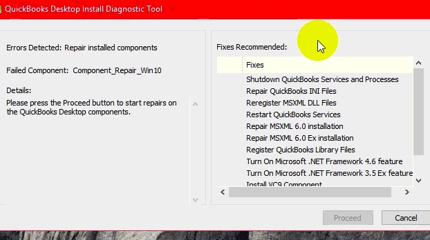 Launch the QuickBooks Install Diagnostic Tool