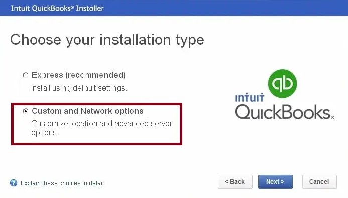 Provide access to the QuickBooks installation folder