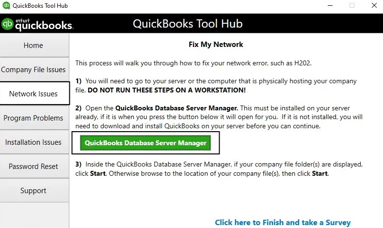 Reinstall QuickBooks Database Manager