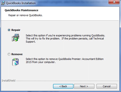 Repair QuickBooks Software