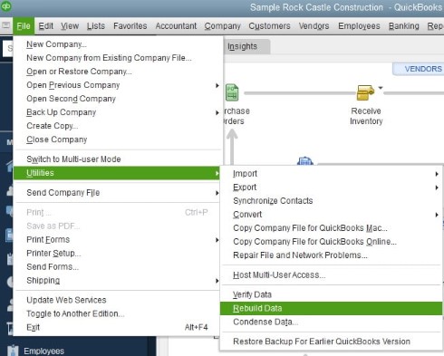 Running Rebuild and Verify Data in Safe mode