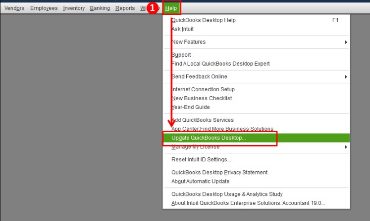 Updating QuickBooks