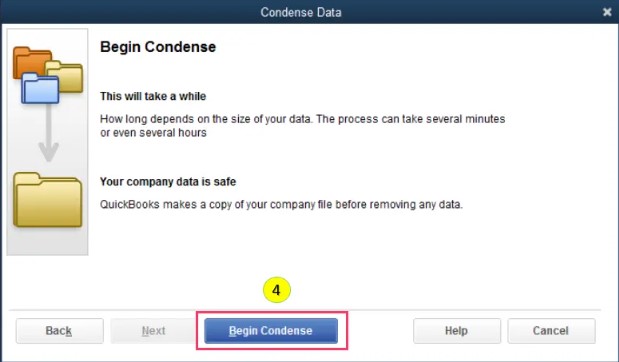 Using the Condense Data Tool