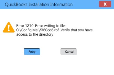 What Is QuickBooks Error 1310