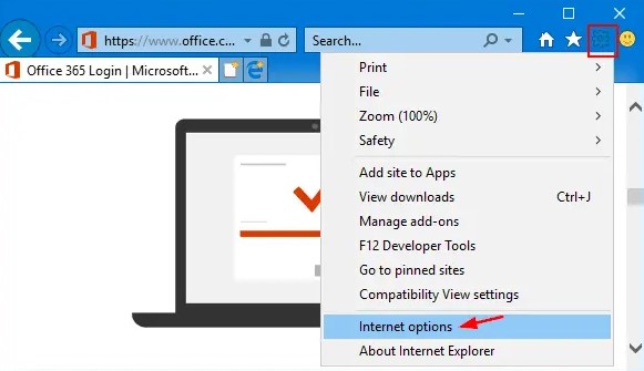 Configure Internet Explorer Settings