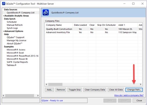 Fixing QB Company File Errors by Changing QQube Settings